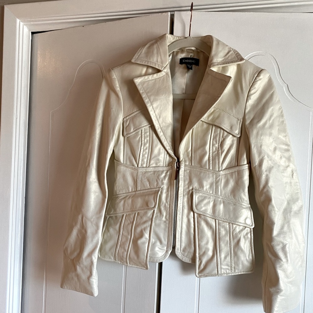 BEBE Vegan Leather Jacket